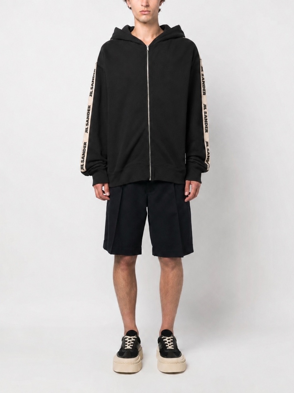 JIL SANDER Zip Up Hoodie